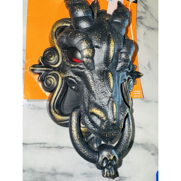 NEW Hyde And Eek Target Halloween Talking Dragon Door Knocker Sound Motion LITE - Picture 6 of 7